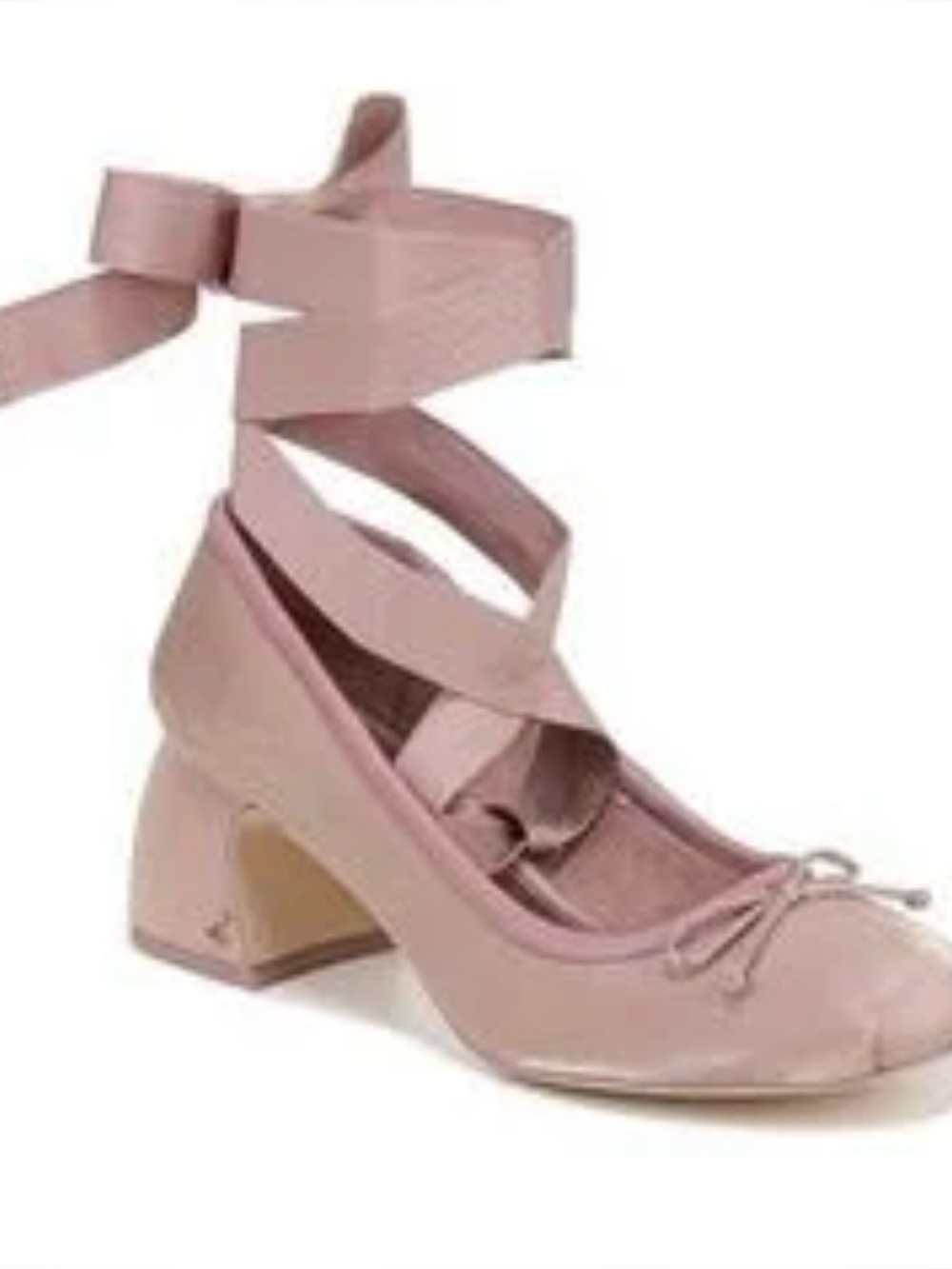 NWT Circus by Sam Edelman Della Blush Satin Heels US 9.5 Like New